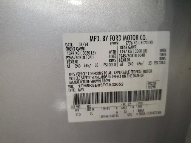 2015 FORD EXPLORER 1FM5K8B85FGA32052