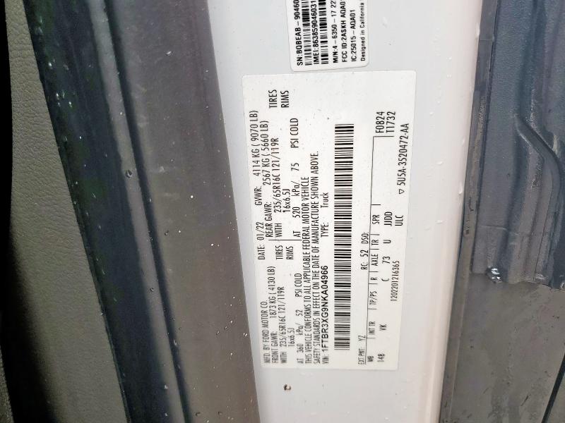 2022 FORD TRANSIT CARGO VAN T- #3274025474