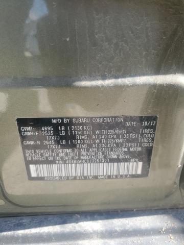2018 SUBARU OUTBACK 2.5I PREMIUM 4S4BSAHC8J3251321