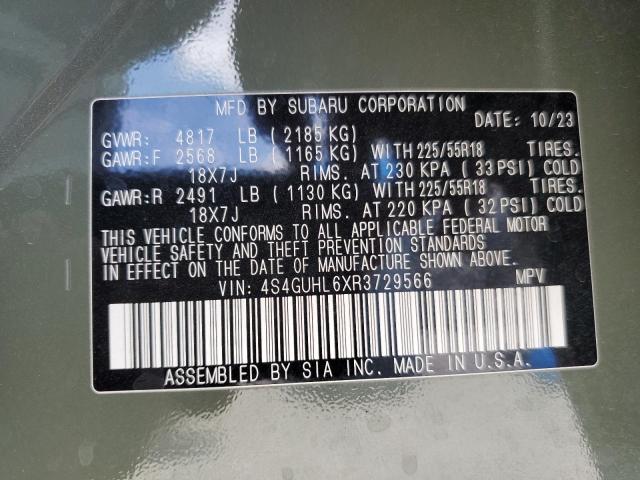 2024 SUBARU CROSSTREK - 4S4GUHL6XR3729566