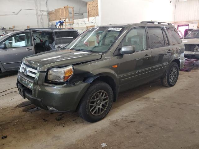 HONDA PILOT EX 2006 green  gas 2HKYF18576H525284 photo #1