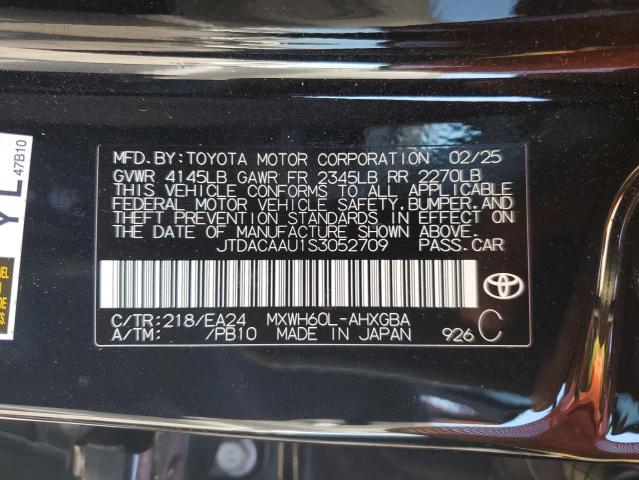 2025 TOYOTA PRIUS LE - JTDACAAU1S3052709