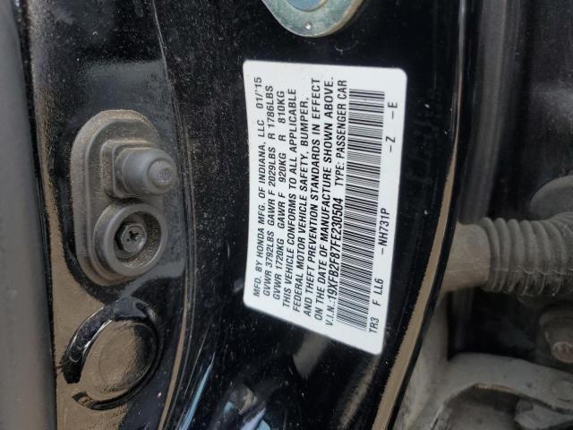 2015 HONDA CIVIC EX 19XFB2F87FE230504