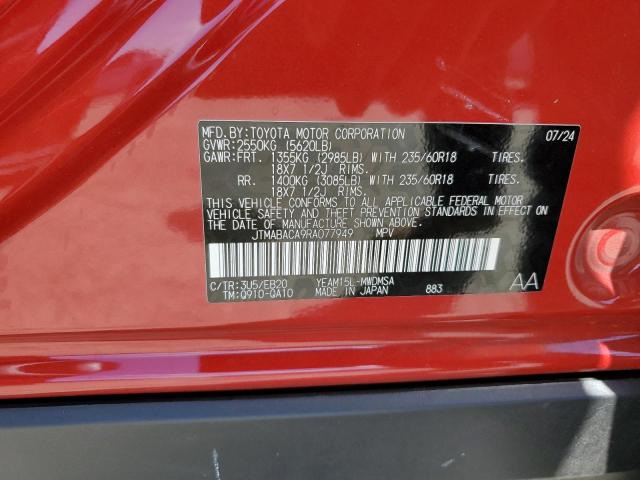 2024 TOYOTA BZ4X XLE - JTMABACA9RA077949