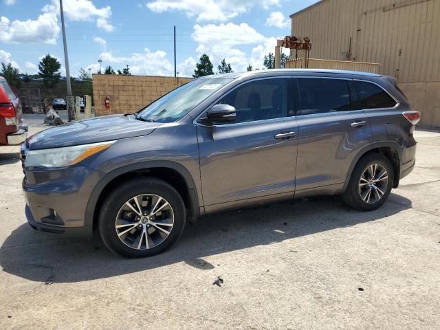 TOYOTA HIGHLANDER 2016 charcoal 4dr spor gas 5TDJKRFH0GS351515 photo #1