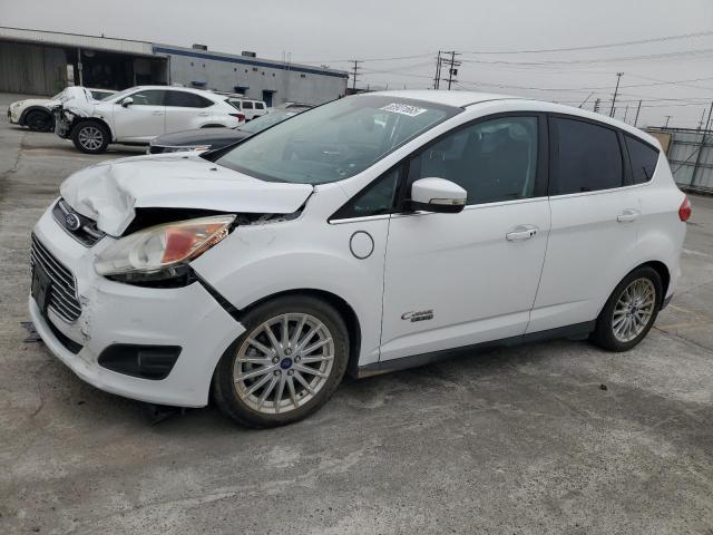 FORD C-MAX PREM 2016 white  hybrid engine 1FADP5CU7GL103214 photo #1