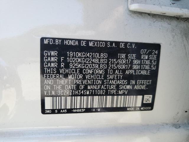 2025 HONDA HR-V LX 3CZRZ1H34SM711082