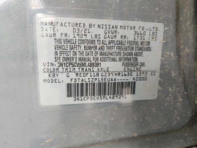 2021 NISSAN KICKS SV - 3N1CP5CV5ML489391