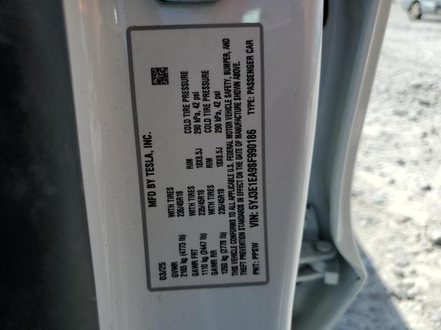 2025 TESLA MODEL 3 5YJ3E1EA9SF990186