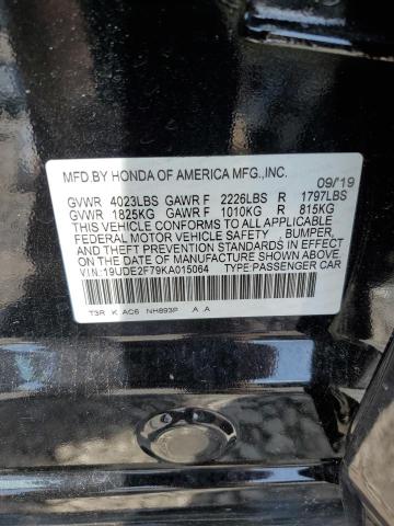 2019 ACURA ILX PREMIU 19UDE2F79KA015064