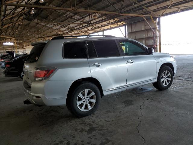 TOYOTA HIGHLANDER 2013 silver  hybrid engine JTEBC3EHXD2015546 photo #4