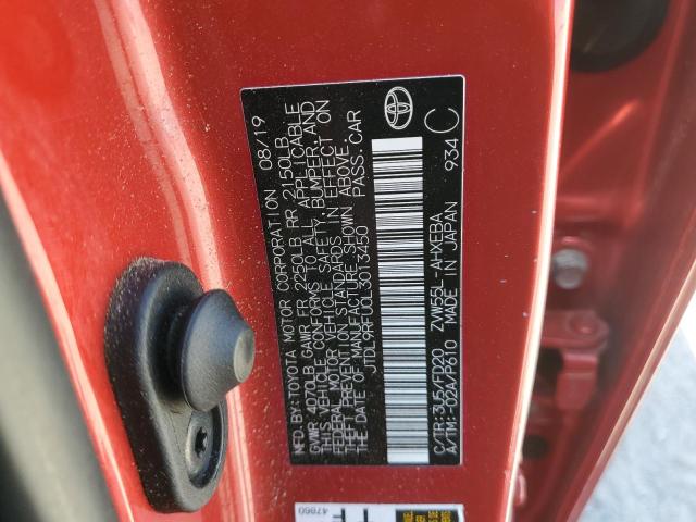 2020 TOYOTA PRIUS LE - JTDL9RFU0L3013450