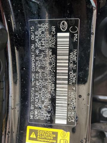 2015 LEXUS ES 300H JTHBW1GG1F2100555