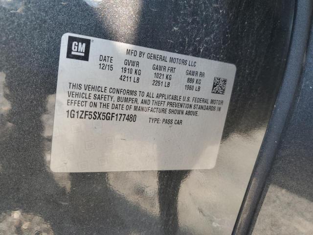 2016 CHEVROLET MALIBU LT - 1G1ZF5SX5GF177480