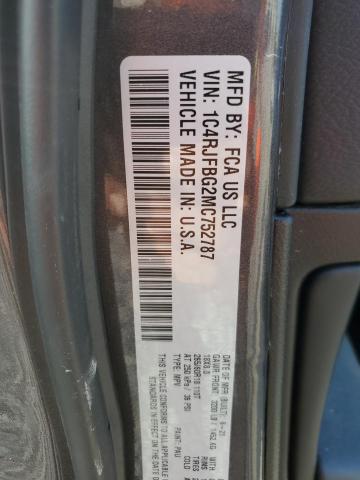 2021 JEEP GRAND CHER - 1C4RJFBG2MC752787