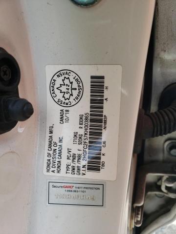 2019 HONDA CIVIC LX 2HGFC2F57KH003865
