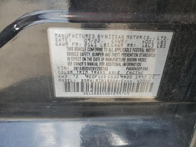 2022 NISSAN SENTRA SR - 3N1AB8DV0NY299749