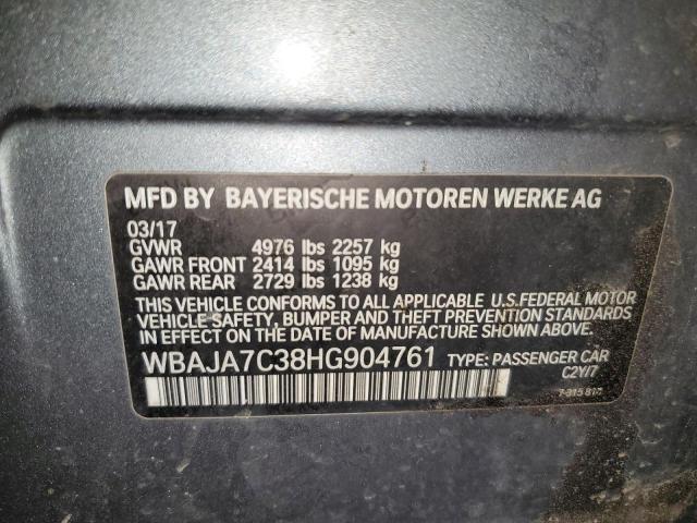 2017 BMW 530 XI - WBAJA7C38HG904761
