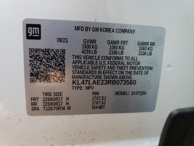 2024 BUICK ENVISTA PR KL47LAE23RB073560