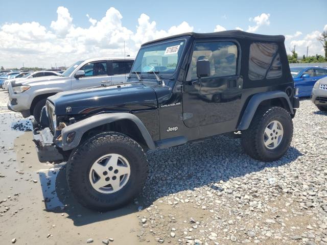 JEEP WRANGLER / 2002 black  gas 1J4FA49S72P700833 photo #1
