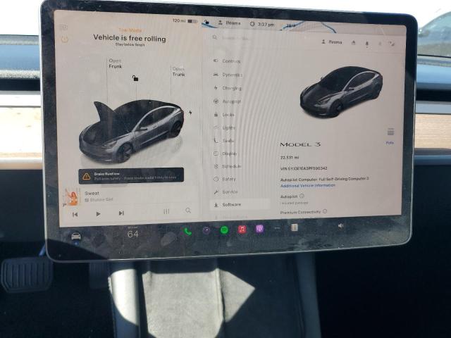 2023 TESLA MODEL 3 5YJ3E1EA3PF590342