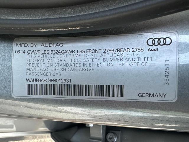 2015 AUDI A6 PREMIUM WAUFGAFC9FN012931