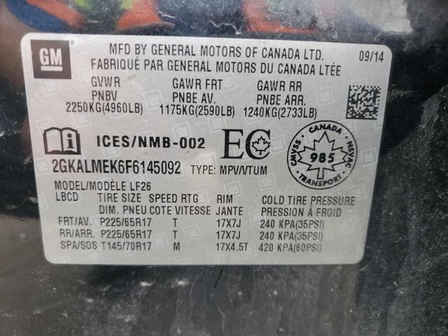 2015 GMC TERRAIN SL 2GKALMEK6F6145092