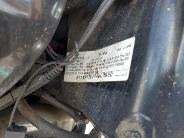 2004 YAMAHA XV1700 A JYAVP17EX4A000950