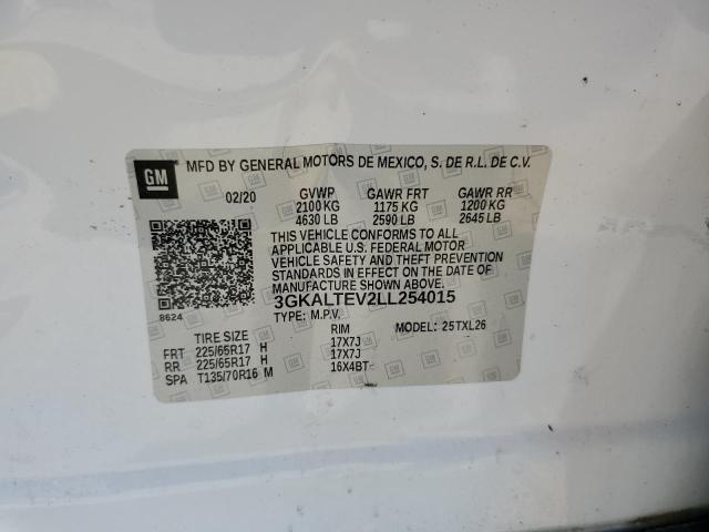 2020 GMC TERRAIN SL 3GKALTEV2LL254015