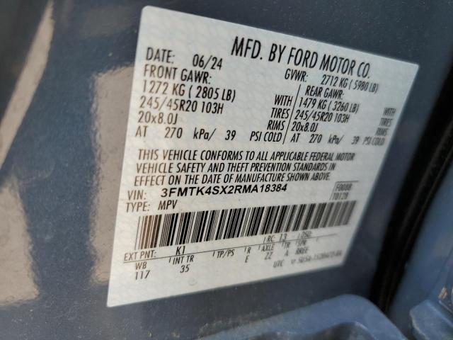2024 FORD MUSTANG MA 3FMTK4SX2RMA18384
