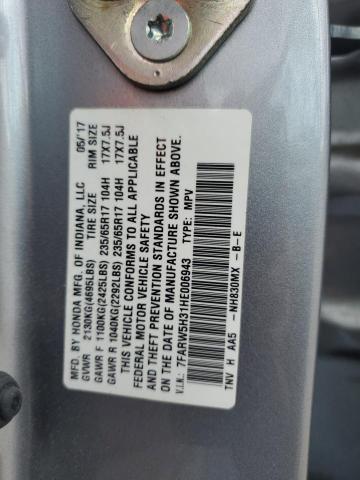 2017 HONDA CR-V LX 7FARW5H31HE006943