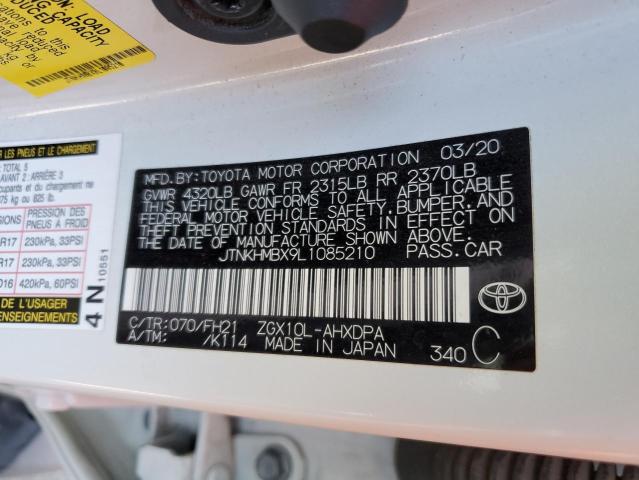 2020 TOYOTA C-HR XLE - JTNKHMBX9L1085210