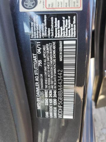 2011 MERCEDES-BENZ E 350 - WDDHF5GB8BA443442