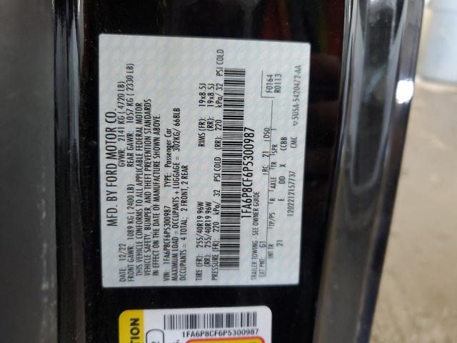2023 FORD MUSTANG GT 1FA6P8CF6P5300987