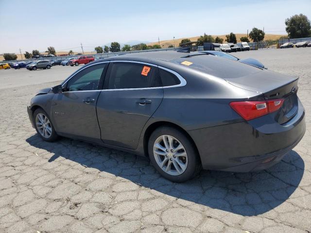 CHEVROLET MALIBU LT 2017 gray sedan 4d gas 1G1ZE5STXHF191246 photo #3