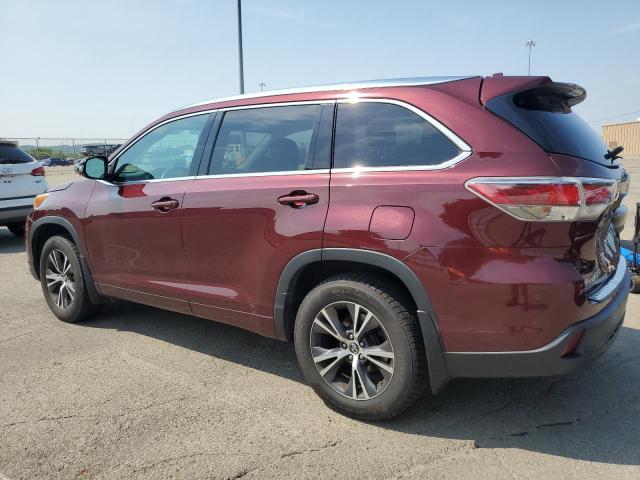 2016 TOYOTA HIGHLANDER XLE 5TDJKRFH3GS351881