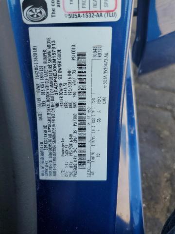 2019 FORD FIESTA SE 3FADP4EJ0KM157913