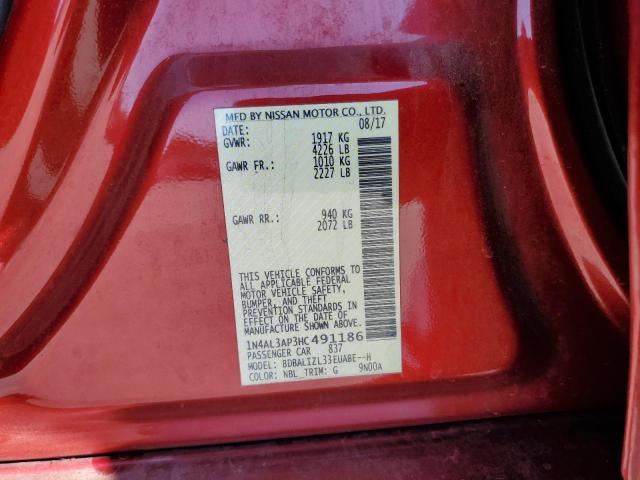 2017 NISSAN ALTIMA 2.5 - 1N4AL3AP3HC491186