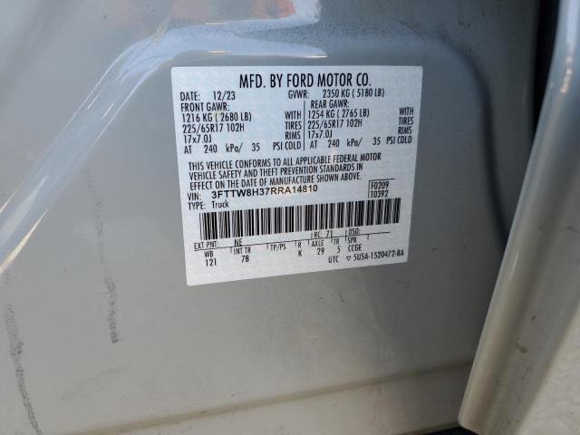 2024 FORD MAVERICK X - 3FTTW8H37RRA14810