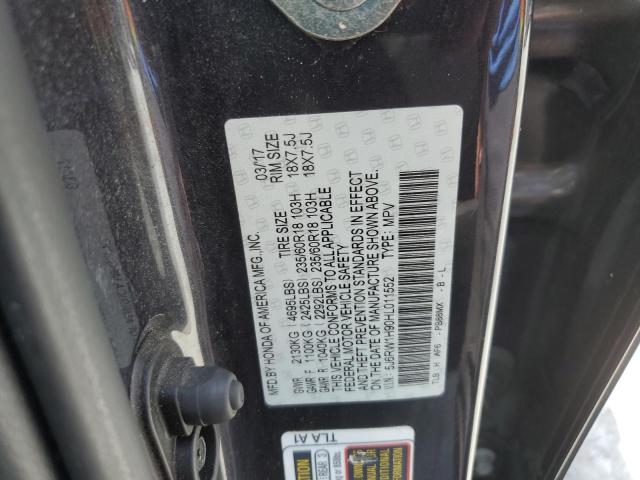 2017 HONDA CR-V TOURI 5J6RW1H90HL011552