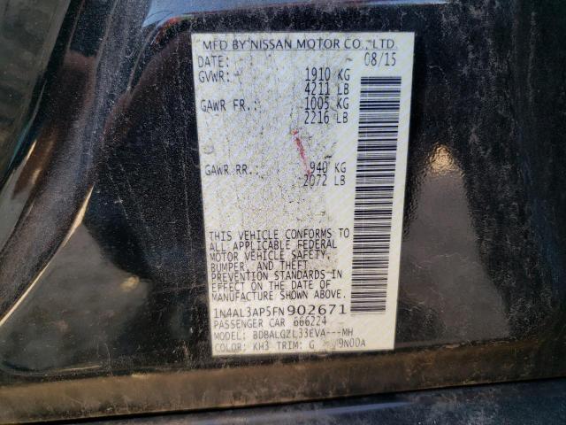 2015 NISSAN ALTIMA 2.5 #3253661970