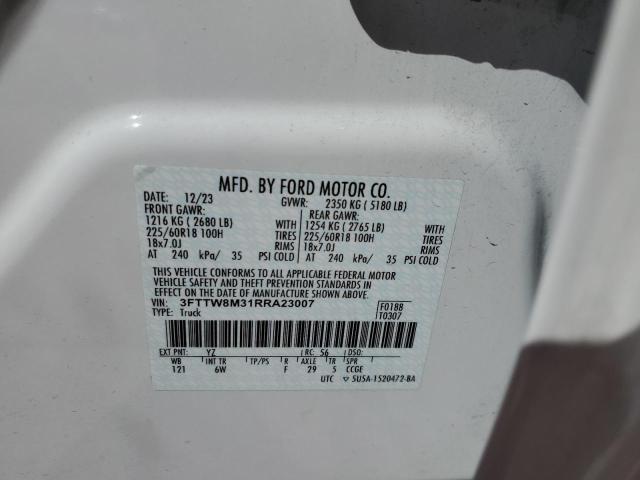 2024 FORD MAVERICK L 3FTTW8M31RRA23007
