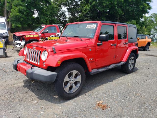 JEEP WRANGLER U 2017 red  flexible fuel 1C4HJWEG3HL610297 photo #1
