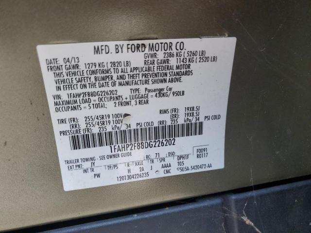 2013 FORD TAURUS LIM - 1FAHP2F88DG226202