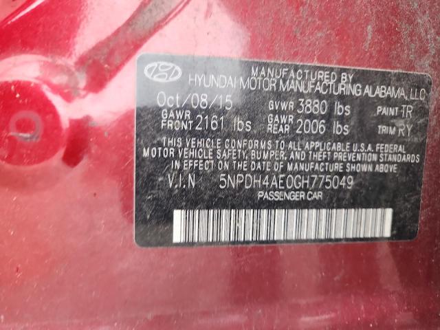 2016 HYUNDAI ELANTRA SE - 5NPDH4AE0GH775049