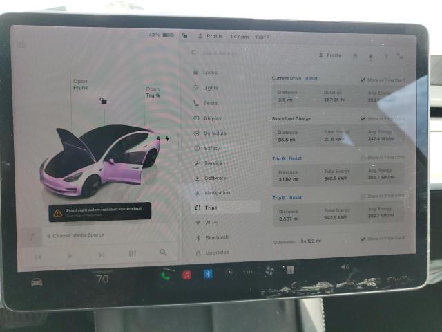 2022 TESLA MODEL 3 5YJ3E1EB6NF222016