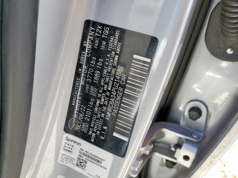 2023 HYUNDAI VENUE SEL KMHRC8A34PU214882