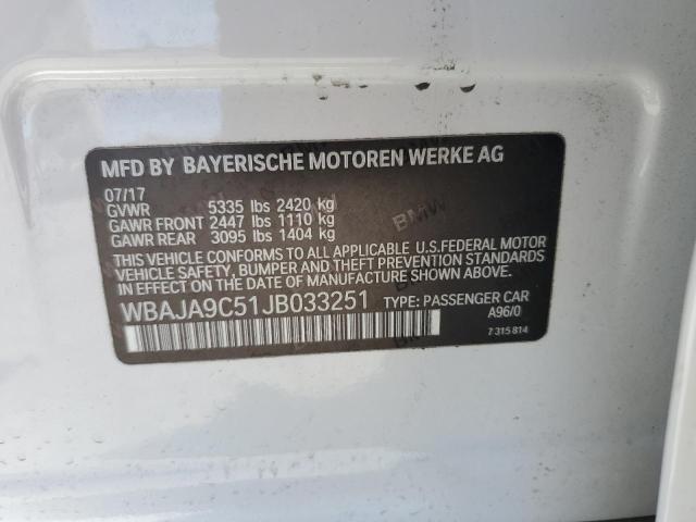 2018 BMW 530E WBAJA9C51JB033251