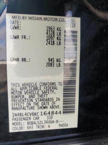 2019 NISSAN ALTIMA SR - 1N4BL4CV6KC164844
