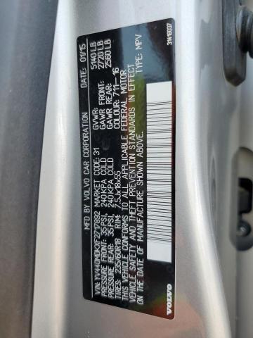 2015 VOLVO XC60 T5 PR YV440MDKXF2717892
